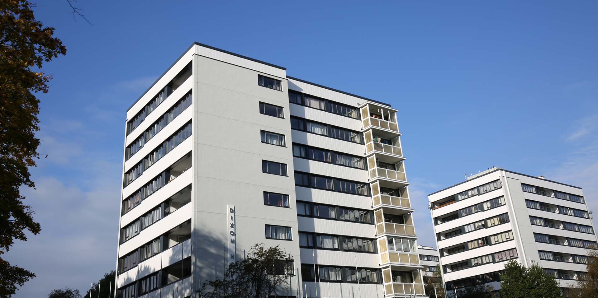 One of our commercial high rise projects where the building utilises casement windows and fire rated doors