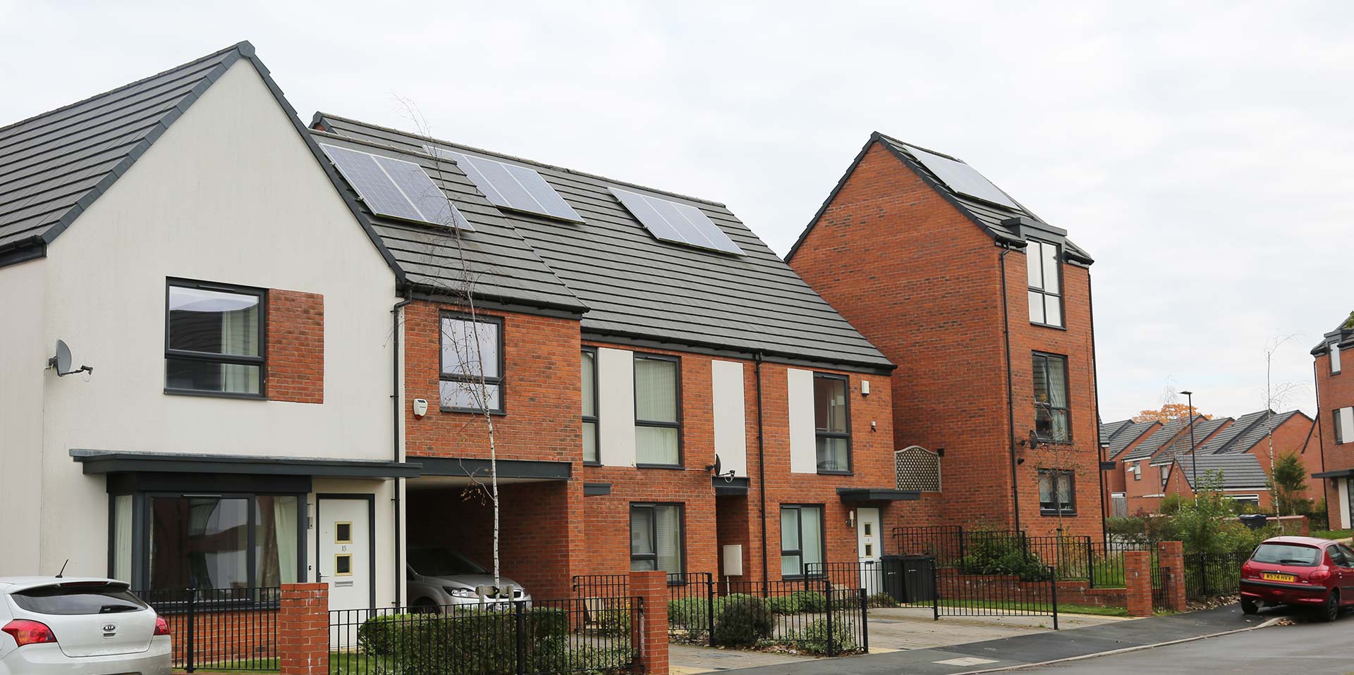 PVCu windows for housing development