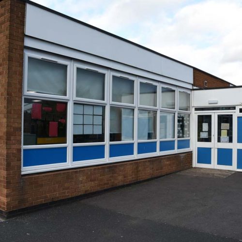 Chivenor Primary School with new windows and doors