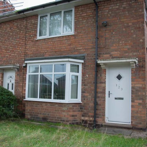 Double glazed upvc windows upgrade for council home