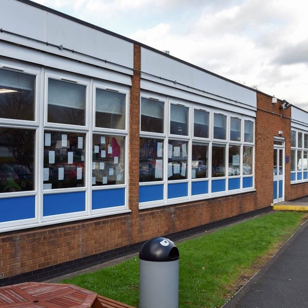 Primary school project with new windows, doors and fascia