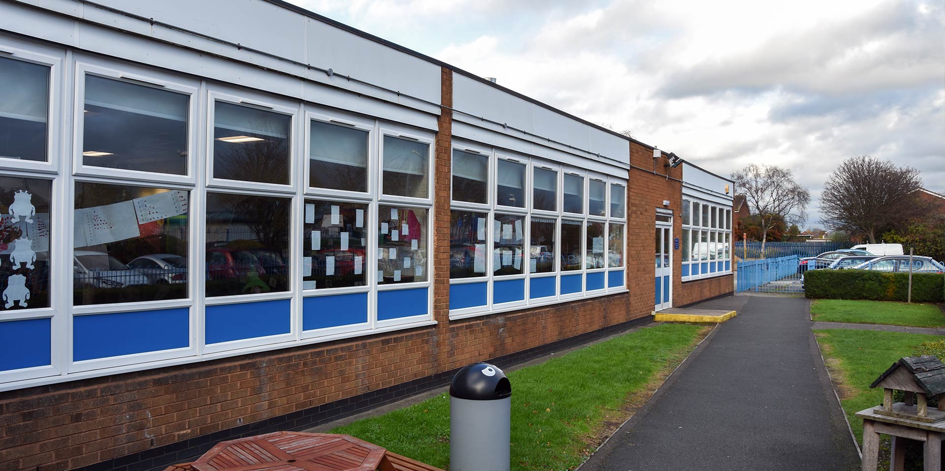 Primary school project with new windows, doors and fascia