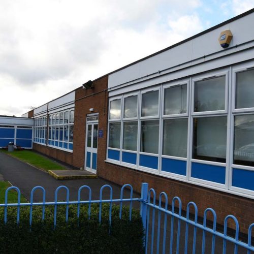 PVCu casement windows and doors supplied for Chivenor Primary School project