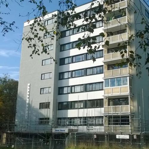 Windows tower blocks