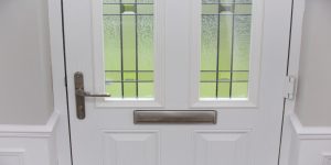 White composite door