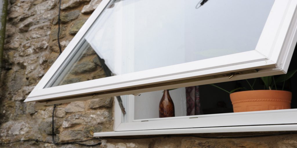 uPVC reversible windows