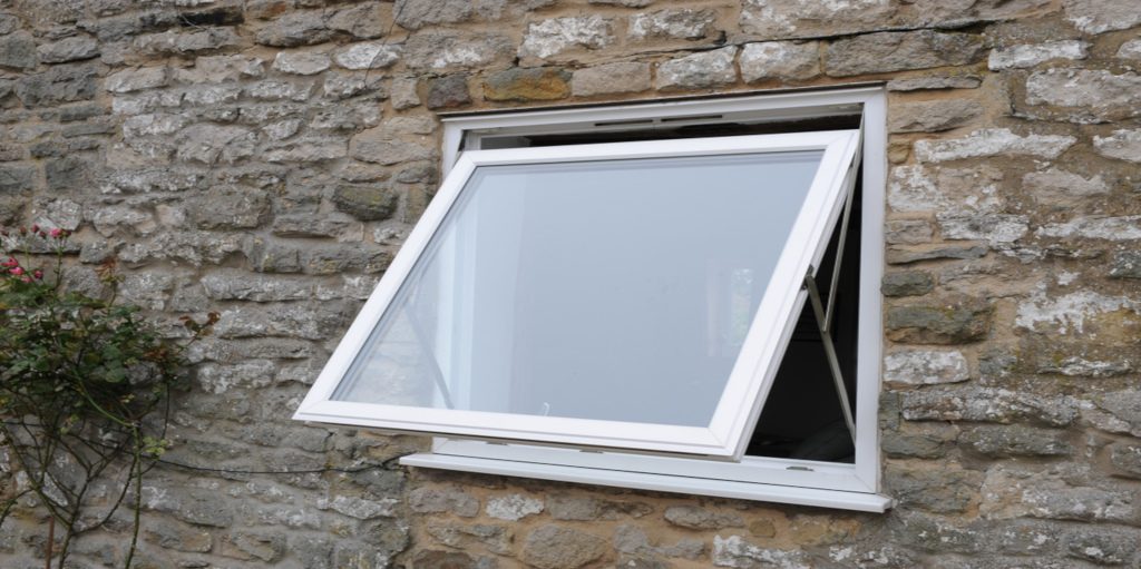 uPVC reversible windows