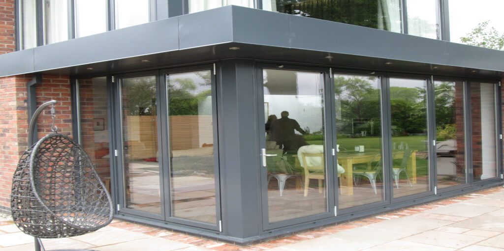 Kestrel aluminium bifold door colours & styles