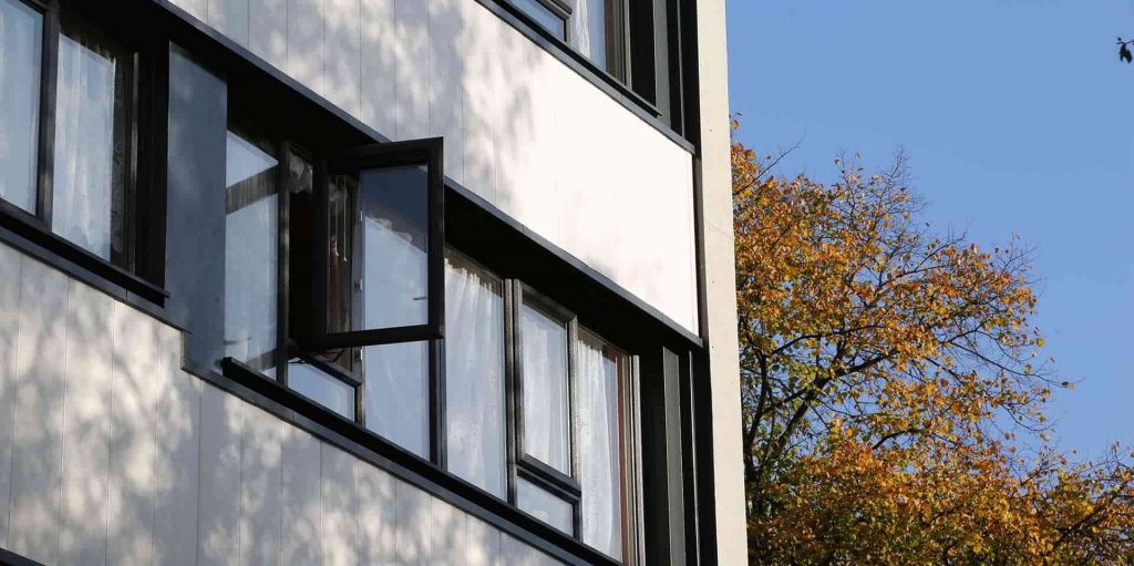 PVCu casement windows for schools