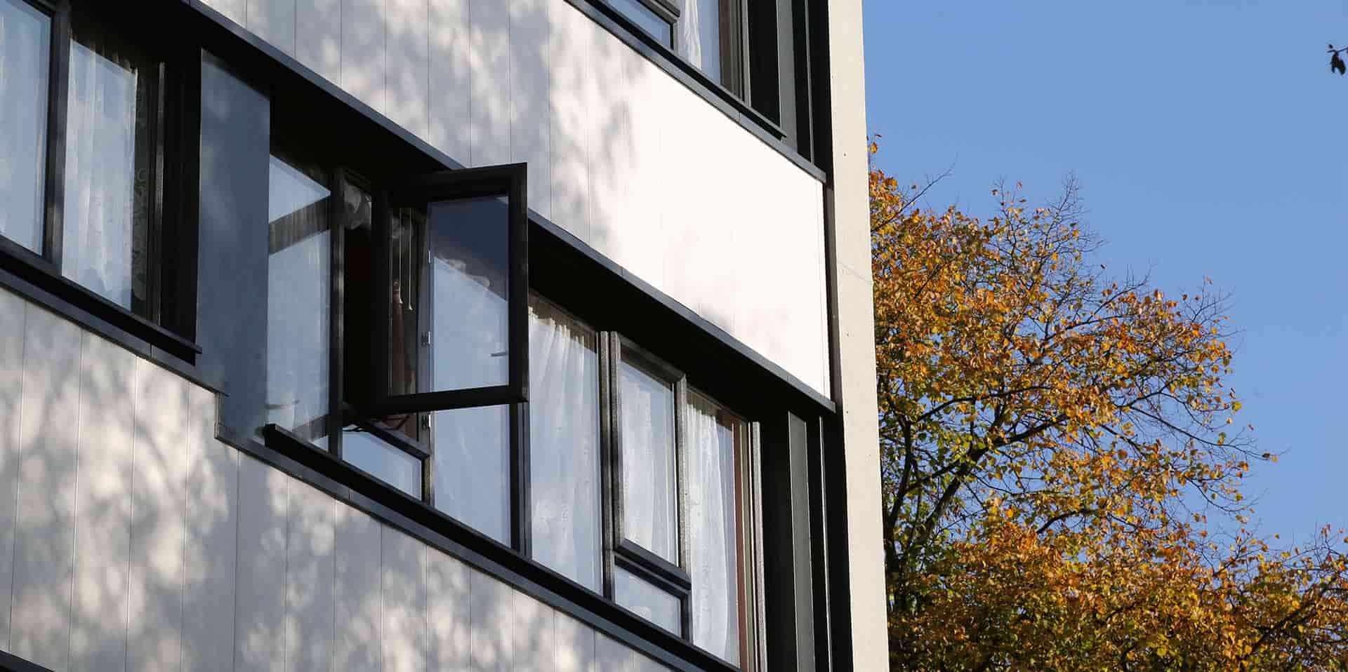 PVCu casement windows for schools