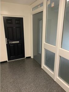 Fire door installed for local council.