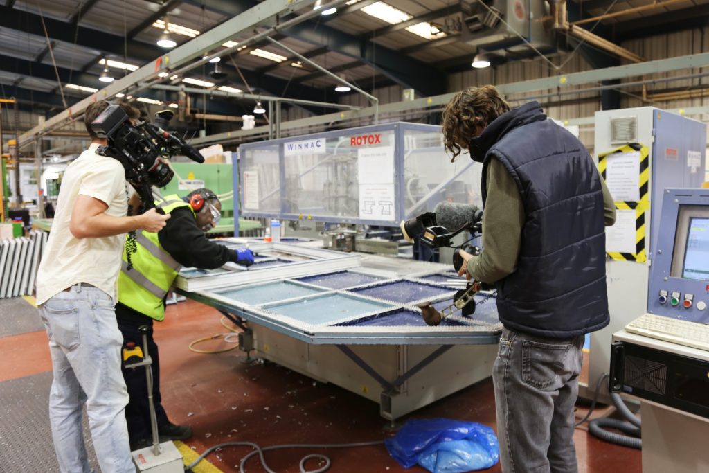 - ITV4 Made In Britain Filming - Shelforce - Howard Trotter, Shelforce’s Business Manager