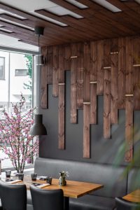 Wood on a wall