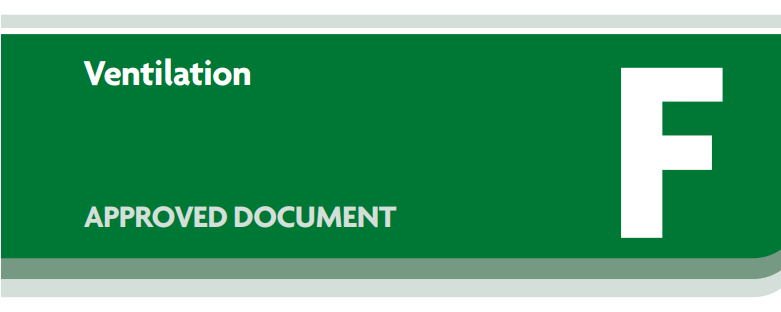 green background with white text, approved document f