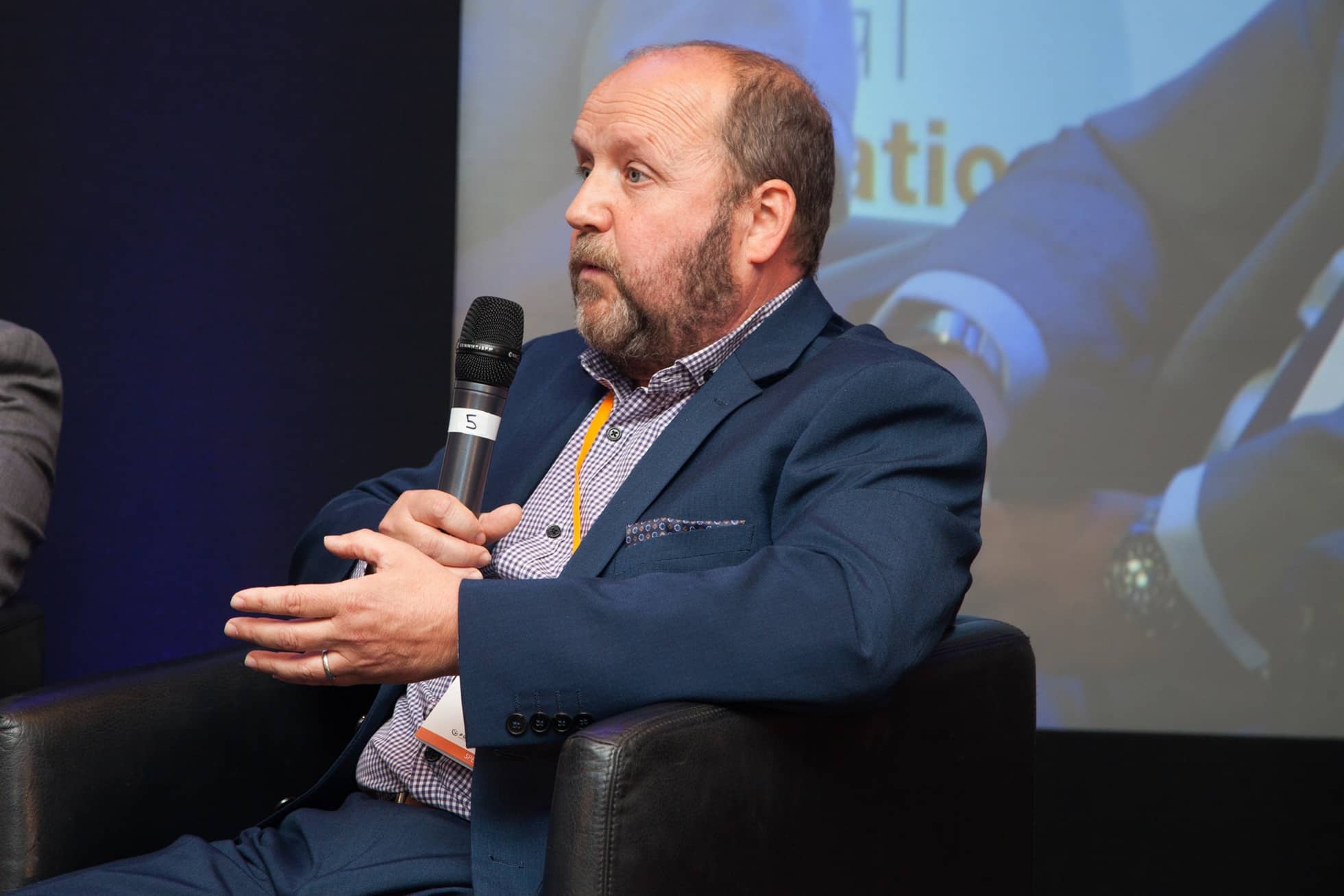 Howard Trotter, Shelforce Business Manager, speaking at the 2018 Glazing Summit